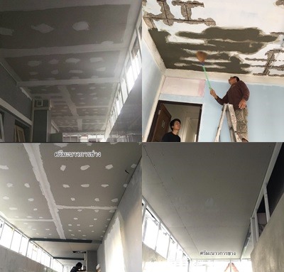 งานฝ้าเพดาน ,กั้นห้องผนังเบา , งานกั้นห้องกระจก