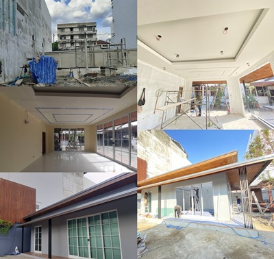 งานรับเหมาต่อเติมบ้าน ทำโรงจอดรถ